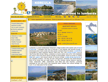 Tablet Screenshot of korcula-info.com